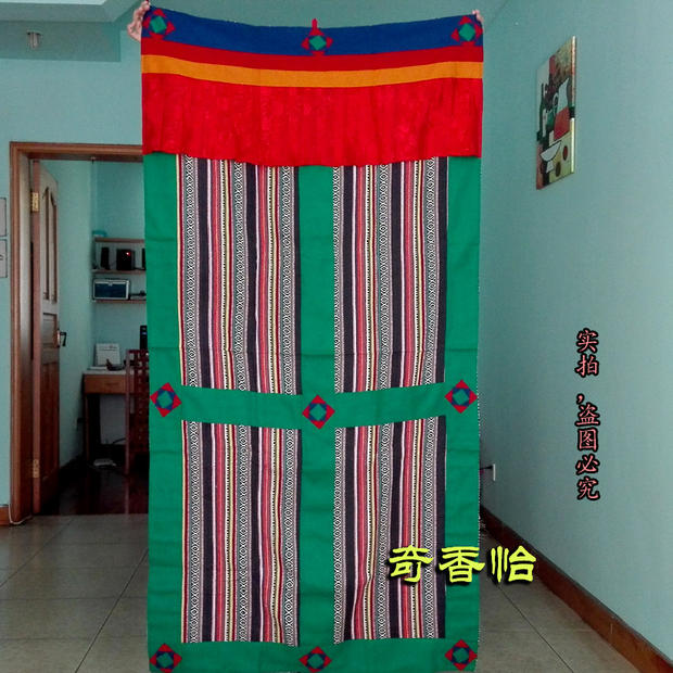 加厚呢料1kg 尼泊尔进口门帘 藏式挂帘 粗条纹布帘 居家佛堂布艺在类目 居家布艺, 窗帘门帘及配件, 门帘中 - 来自Buy2taobao.com提供专业的淘宝代购服务