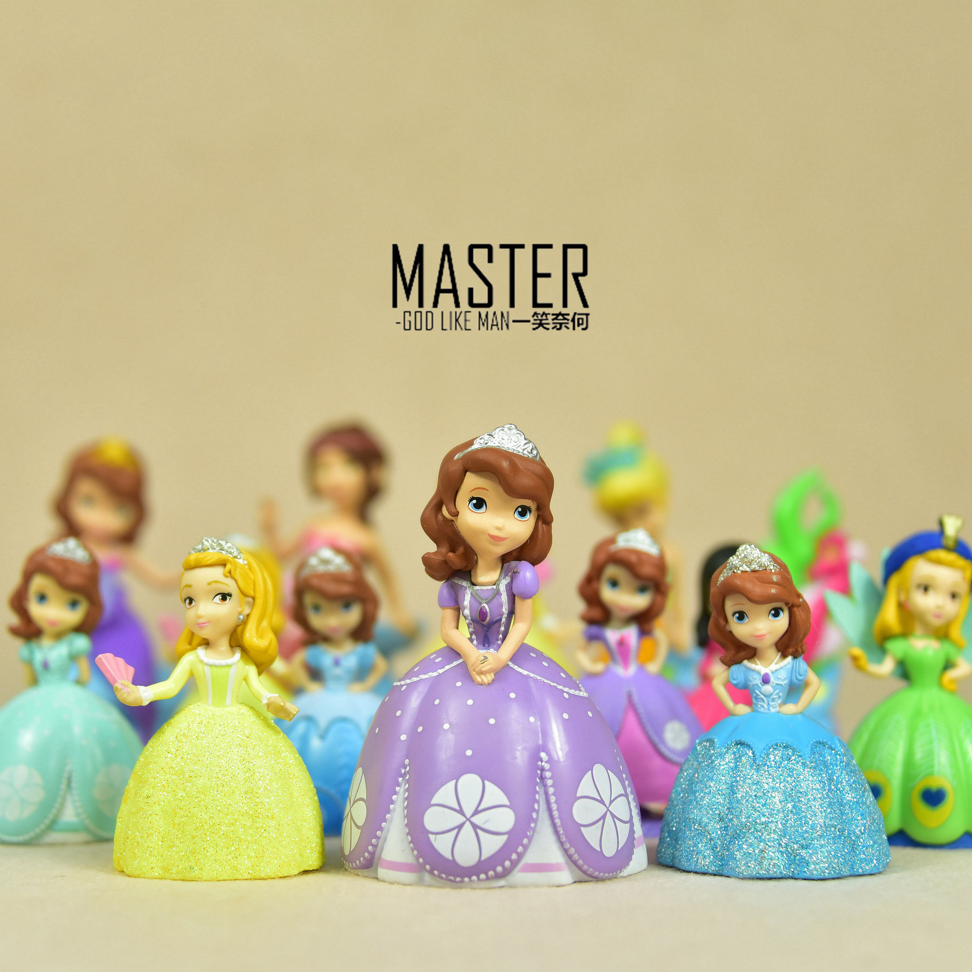 正版散货 苏菲亚 索菲亚公主 公仔人偶手办模型摆件 蛋糕摆件