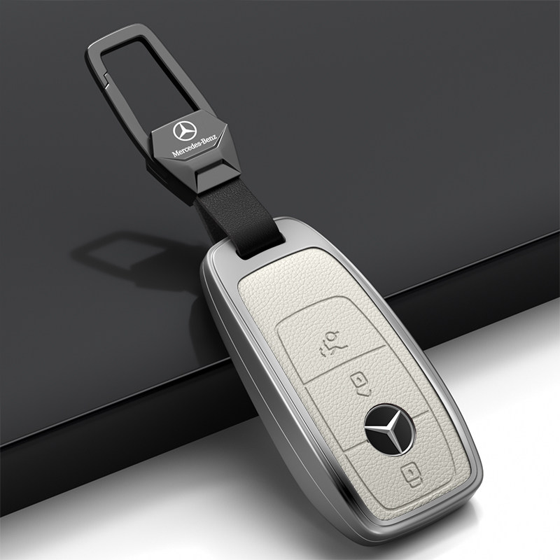 适用奔驰c260l钥匙套glc300l高级e300ls级c200l新款a扣包男2023款