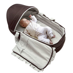 婴儿手提篮便携睡篮新生儿用品宝宝外出旅行安全睡床户外遮阳睡篮