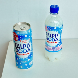 临期特价CALPIS/可尔必思日本进口乳酸菌原味碳酸风味饮料450ml