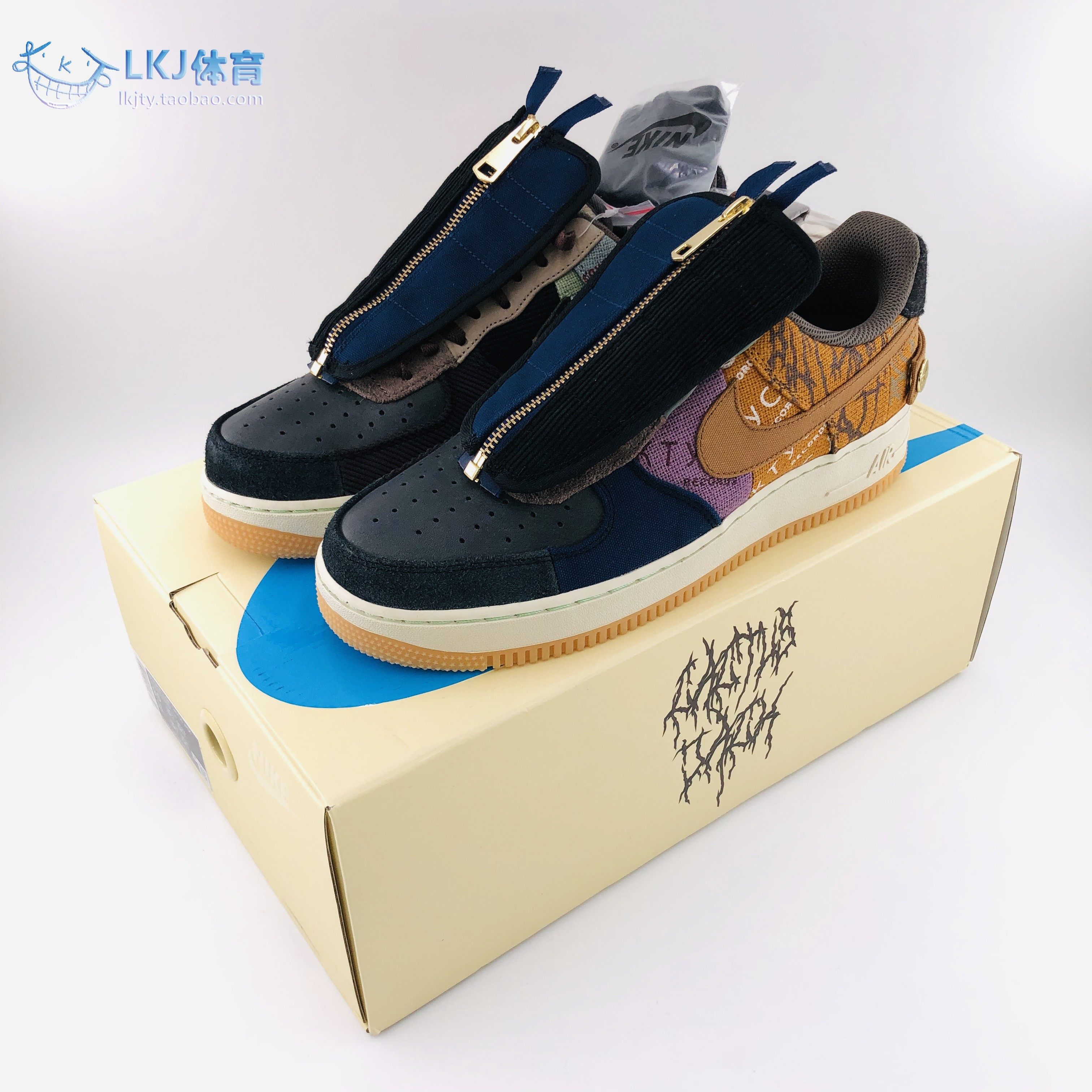 travis scott x air force 1 ts联名 af1鬼脸拼接空军 cn2405-900