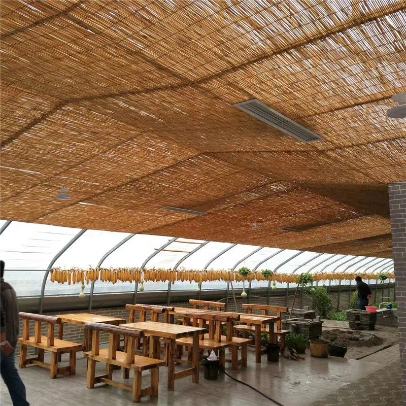 碳化芦苇帘苇帘遮光遮阳帘门帘复古帘隔断帘卷帘装饰苇帘吊顶苇帘