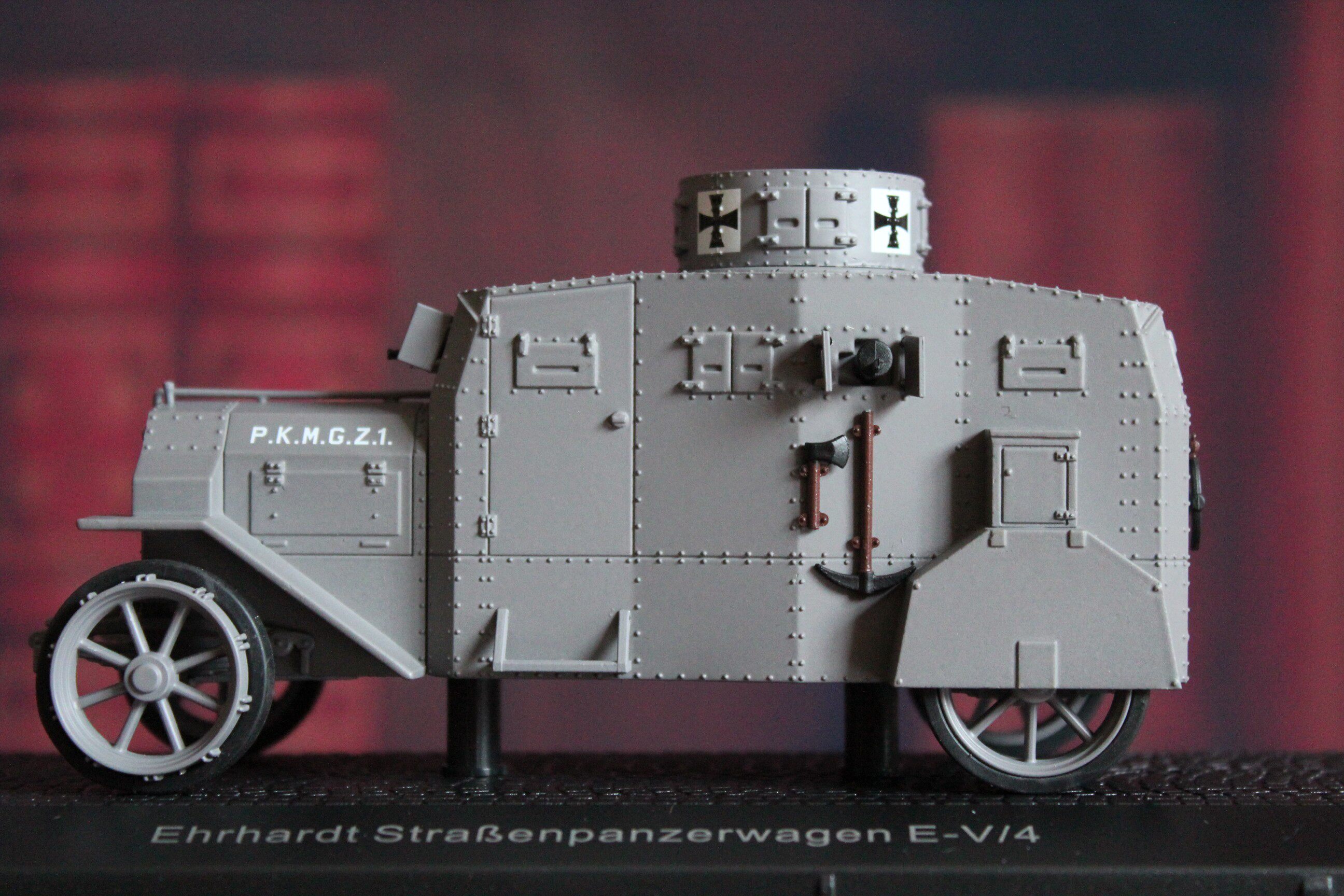 特价editions atlas 1/35一战德国德军ehrhardt e-v/4 装甲车