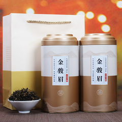 买一送一新茶金骏眉红茶礼盒装茶叶散装武夷岩茶桐木关金俊眉罐装