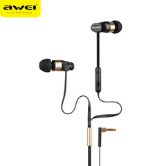 Awei/用维 ES12hi手机耳机入耳式重低音线控通用HIFI带麦线控耳机