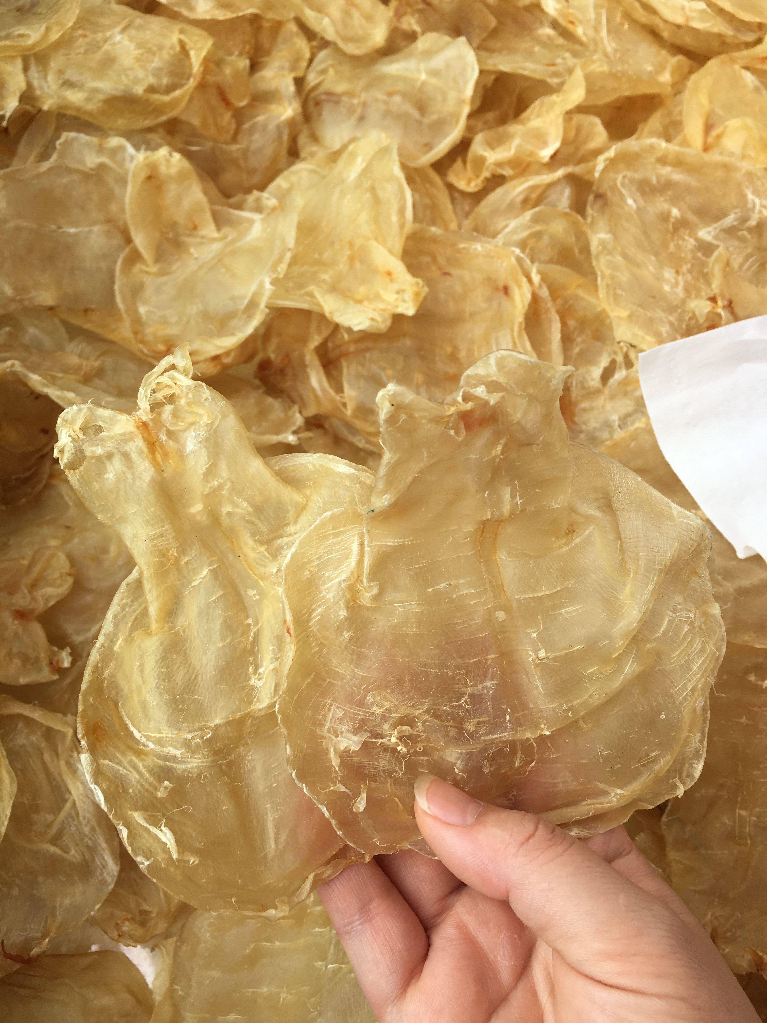 鱼胶 花胶干货正品 天然野生越南蜘蛛胶 鱼肚鱼鳔鱼泡500g