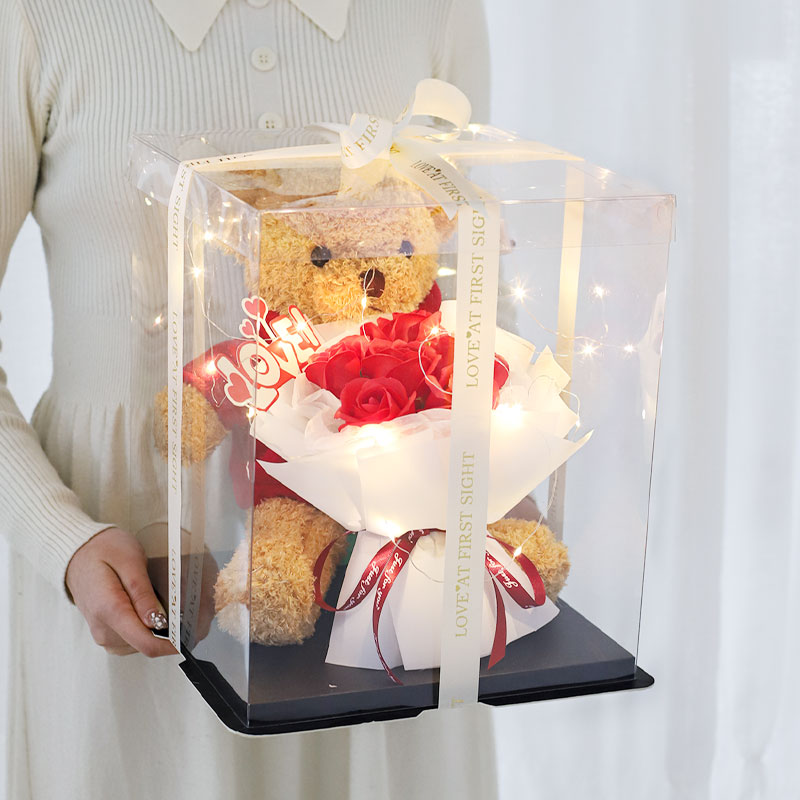 惊喜创意礼盒女神节小熊玩偶高级实用新年女生送闺蜜女友生日礼物