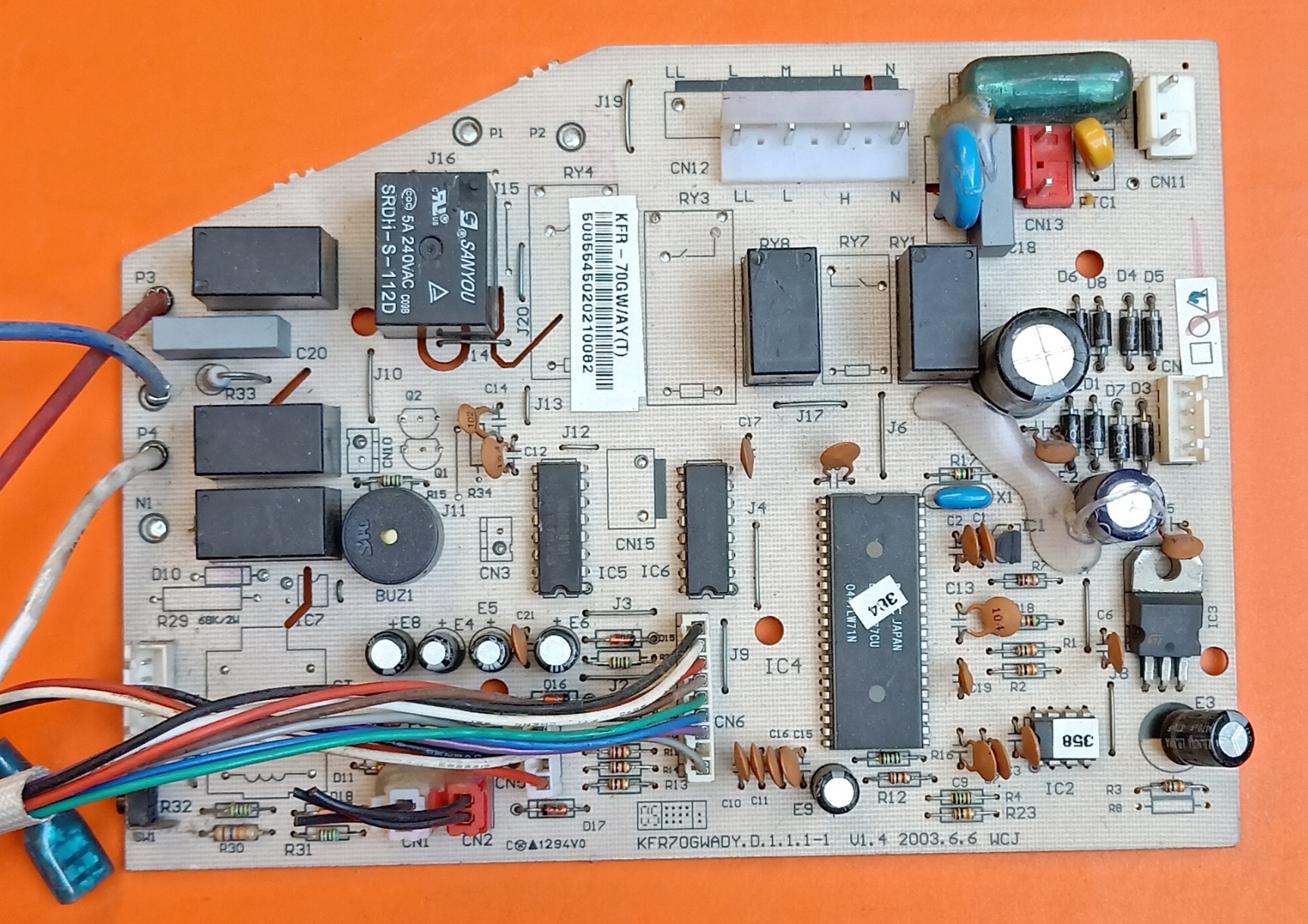 空调主板电路板控制板线路板kfr-70gway适用美的pcb电路板