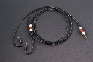 7N单晶铜镀银mmcx耳机线 QDC 谢兰图 黑黄鹂2.5 3.5平衡升级线