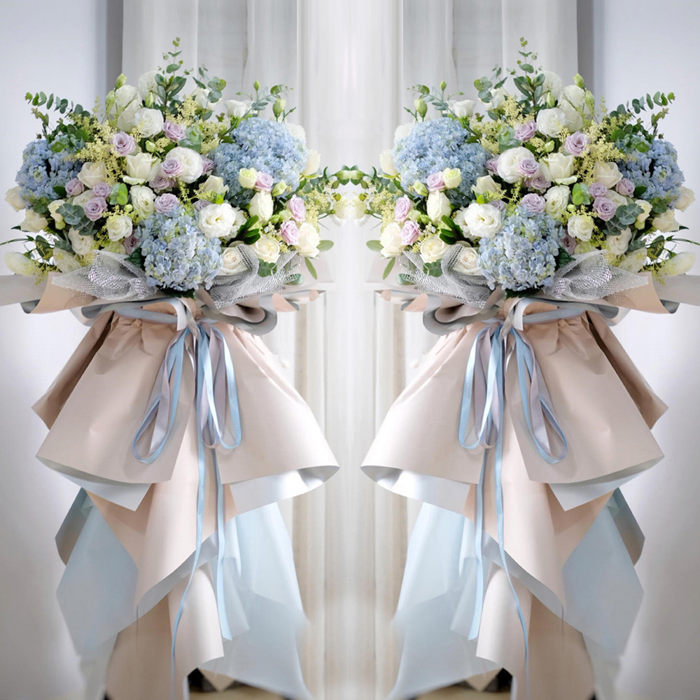 开业花篮鲜花同城速递北京乔迁开张商务庆典高端三脚架花篮配送