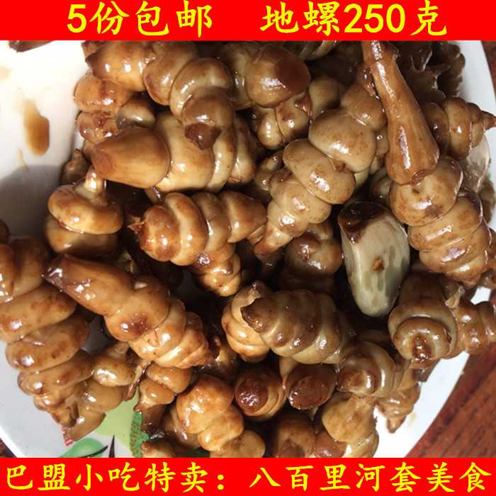 正宗巴盟咸菜地螺内蒙古美食农家下饭榨菜咸菜凉菜250克脆甜微酸