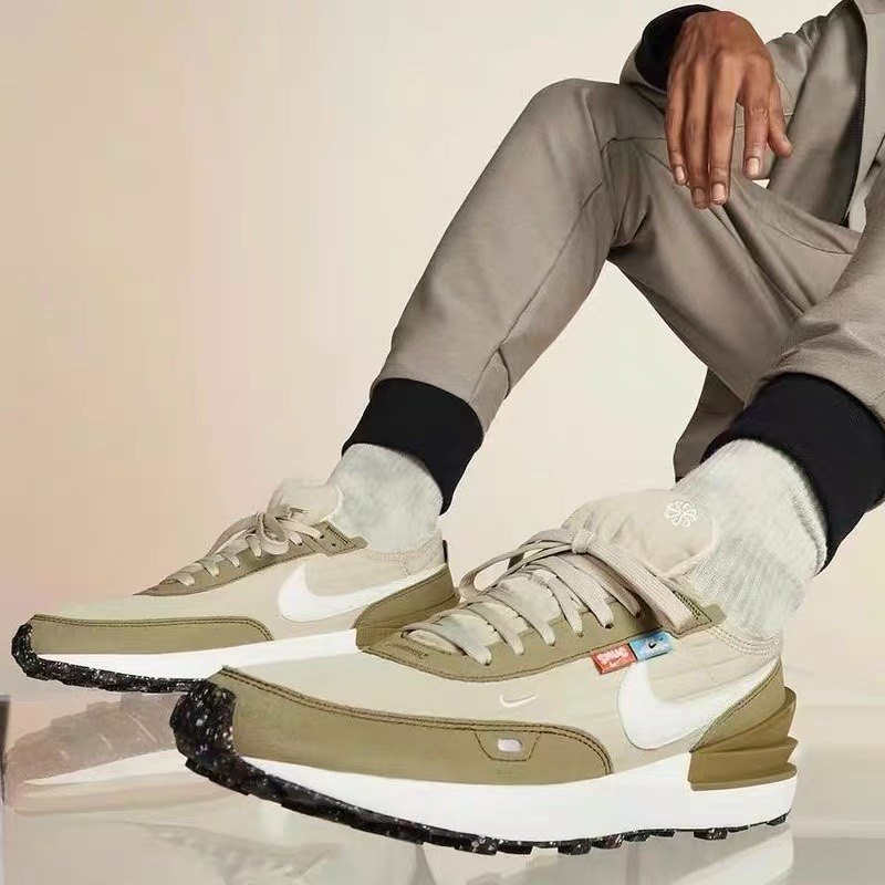 专柜正品耐克nike waffle one男小sacai复古低帮透气休闲鞋da7995