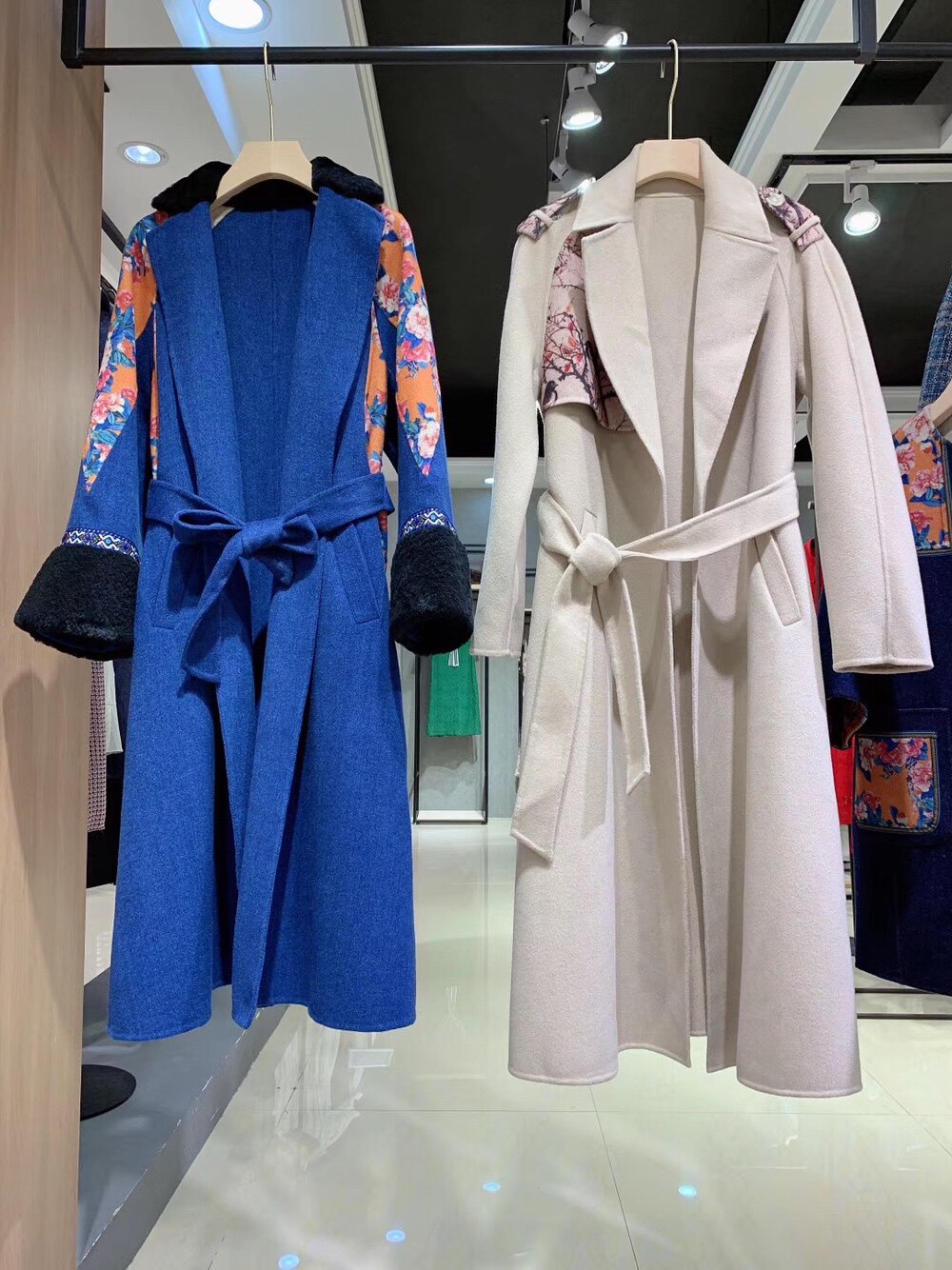 一折欧美风外套_m家大衣高端轻奢 麦家大衣 欧美风双面羊毛羊绒中长款