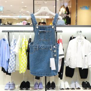 NEPA KIDS女童牛仔背带短裤韩国专柜代购2024年夏季裙式裤子