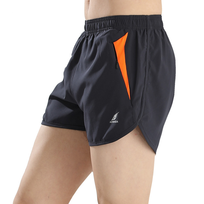 马拉松跑步短裤 田径训练男三分裤健身速干透气运动短裤无内衬