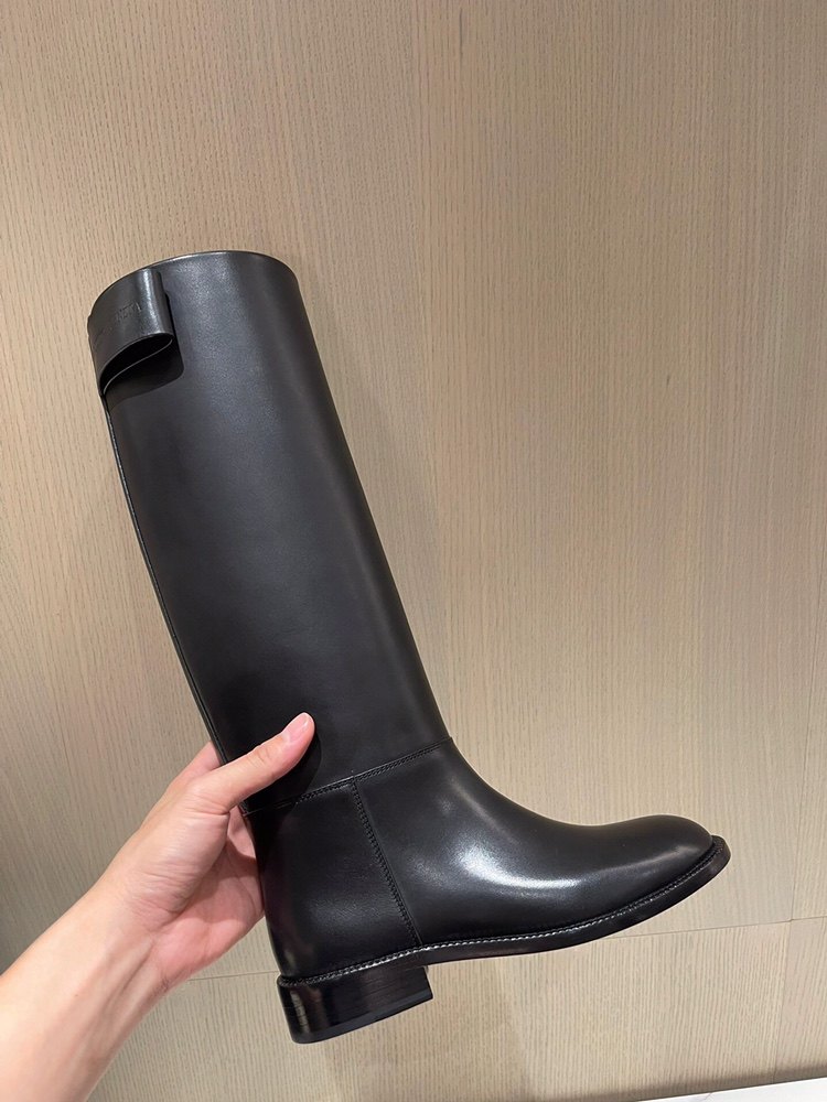 bv不过膝长筒靴秋季新款厚底显瘦高筒真皮骑士靴子已售0￥160