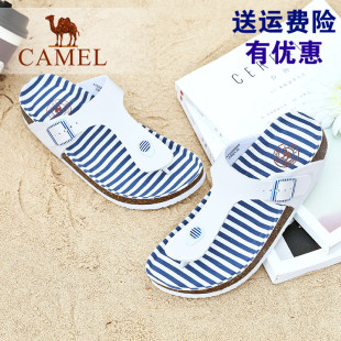 澳門哪裡有dior專櫃 專櫃正品Camel 駱駝女鞋 2020夏新款人字拖女涼拖時尚塗鴉女拖鞋 澳洲dior便宜