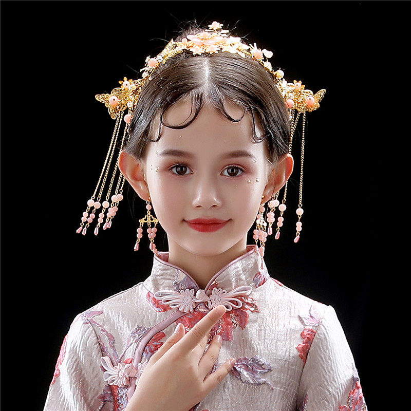 一折儿童古装发饰套装