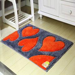 惠多欧式地毯 卧室绒面地毯 卫生间防滑吸水地垫长条垫飘窗床边毯