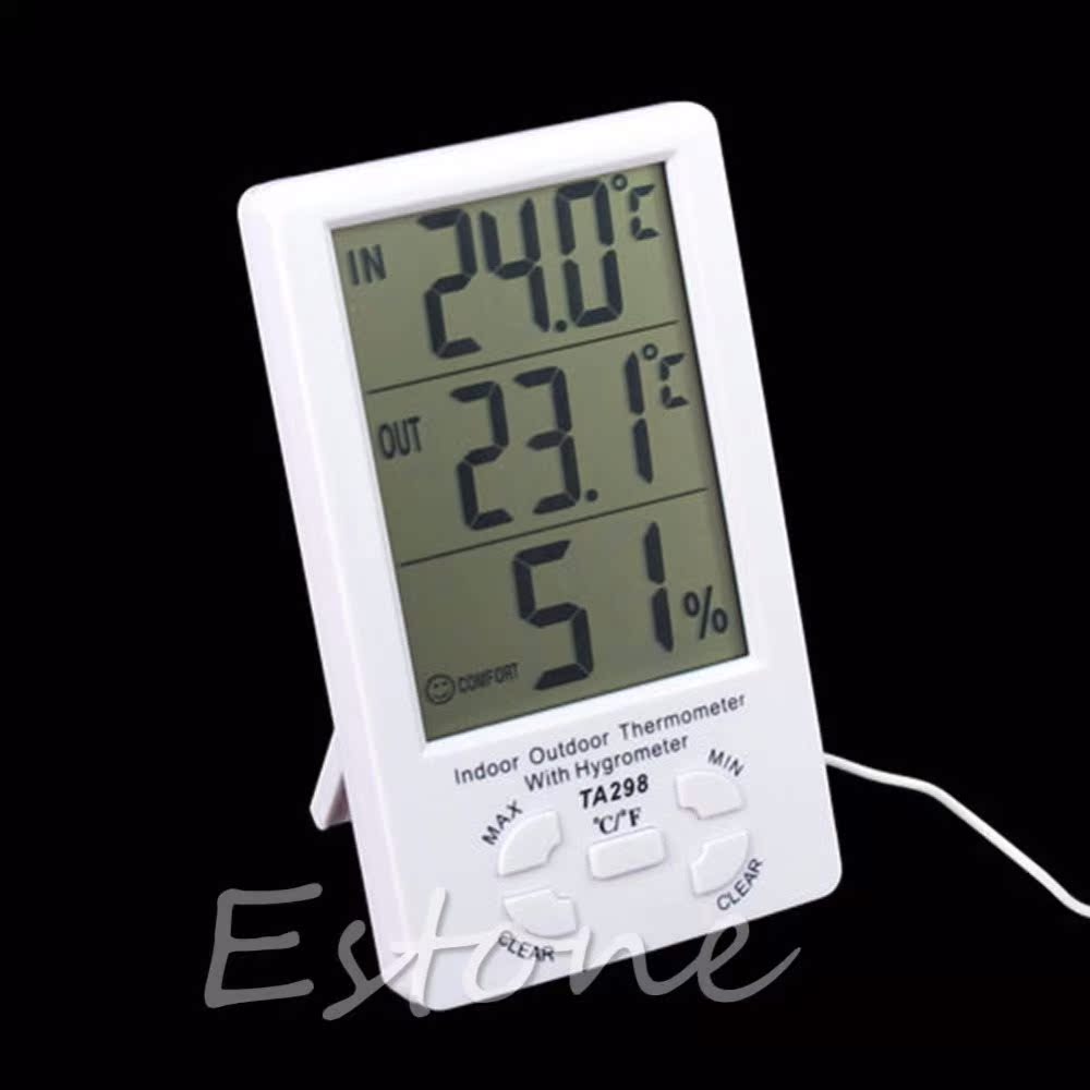 F85 1pc For Digital Large LCD Outdoor Indoor Thermometer Hygin the Pet/Pet food and supplies , Other pets , Other pets category - from Buy2taobao.com to provide professional Taobao agent buy service