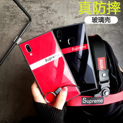 潮牌方形vivox21手机壳x20全包防摔x9s\/plus男