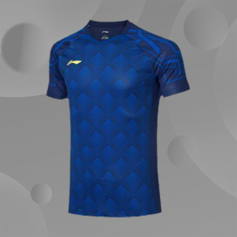 李宁新款正品男子乒乓球服凉爽上衣运动服比赛服t恤短袖aayq053