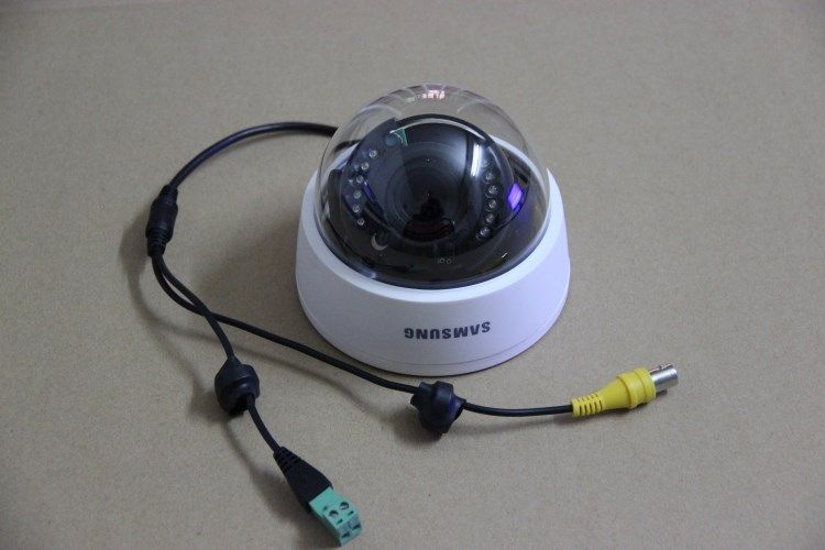 三星监控摄像头红外调焦scd-2080rp高清摄像机半球型摄像机