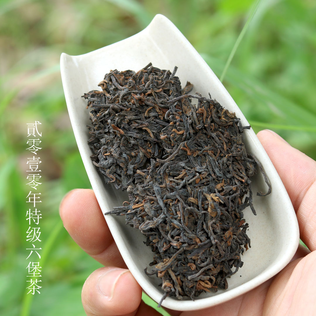 六堡茶特级广西黑茶梧州特产高山醇香大箩茶干仓老六堡500g熟茶