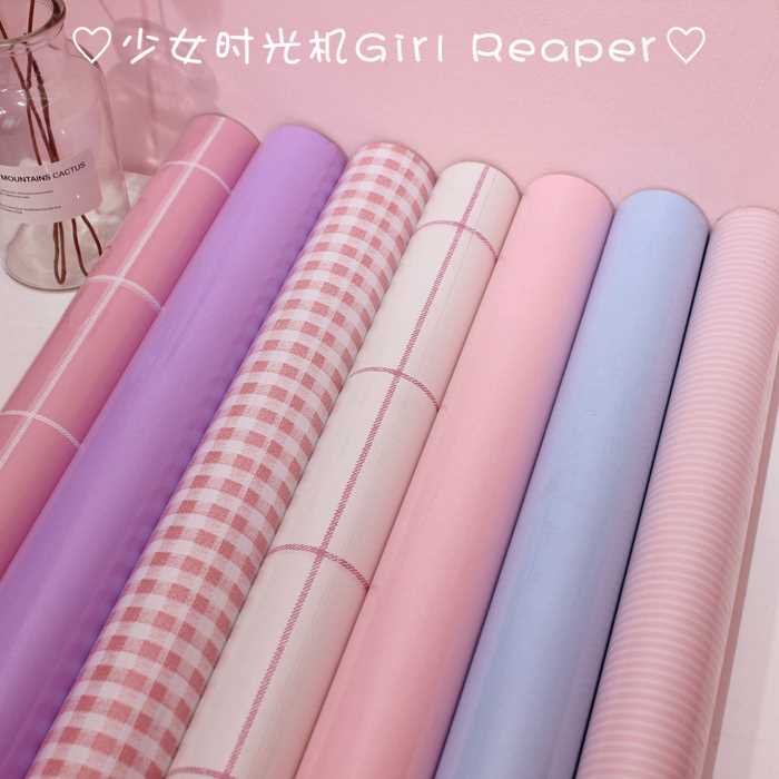 少女心房间布置粉色格子墙纸大学生寝室宿舍壁纸软妹卧室防水墙贴在类目 家居饰品, 贴饰, 墙贴中 - 来自Buy2taobao.com提供专业的淘宝代购服务