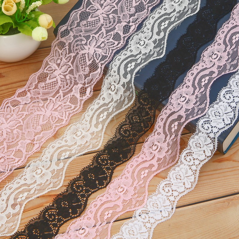 Elastic force lace accessories Hollow black colour clothing Skirts clothes Lace manual diy clothin the Home Fabric , Sew DIY Material,Tools and finished products , Sew DIY Fitting/Accessories/Accessories , Lace category - from Buy2taobao.com to provide professional Taobao agent buy service