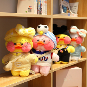 网红玻尿酸小黄鸭公仔ins小鸭子图片