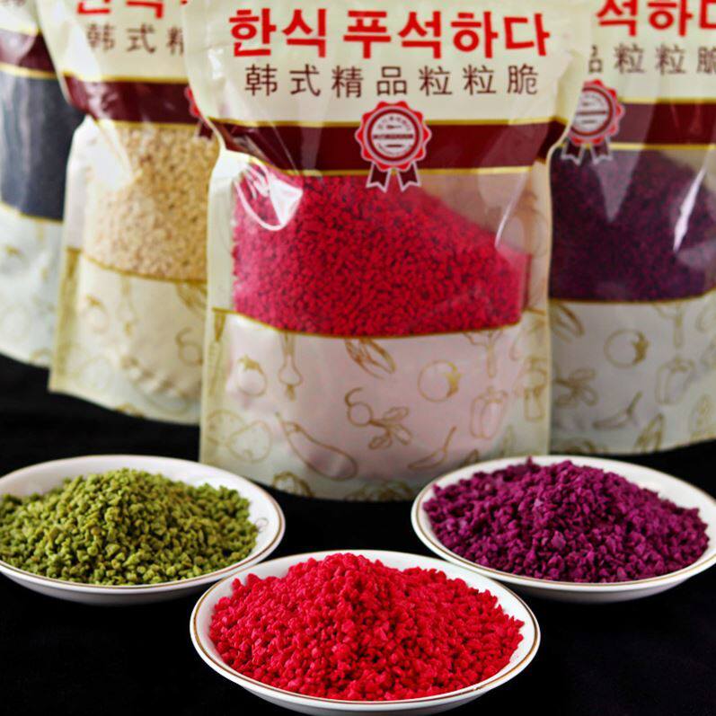 红尘妃子笑 德创脆花颗粒 荔枝虾球 脆炸粒 红脆花颗粒 脆红粒