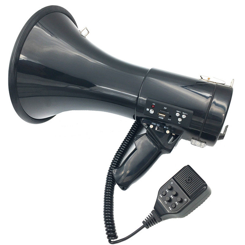 日异户外大功率50w喊话器usb插卡手持喇叭宣传扩音器录音高音喇叭-mc