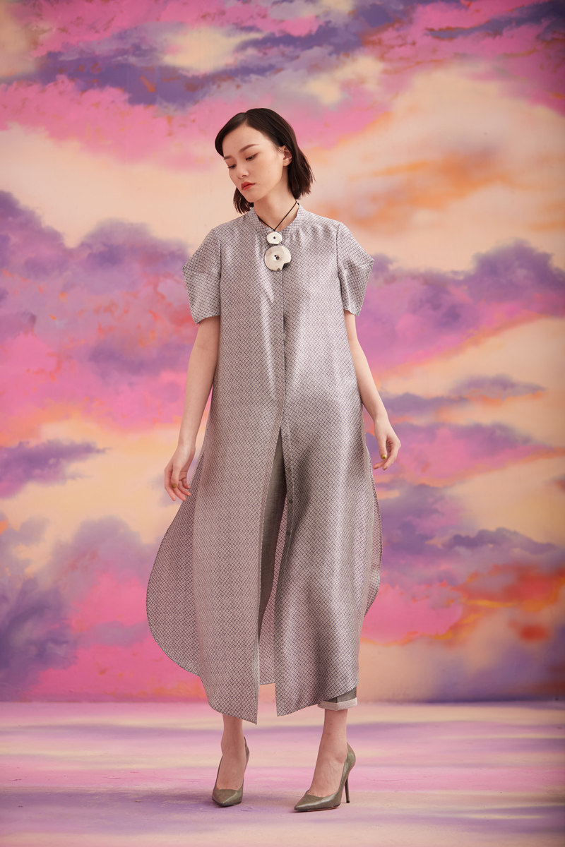 sunfed/思凡19年夏季新品女桑蚕丝连衣裙原创设计师品牌专柜正品