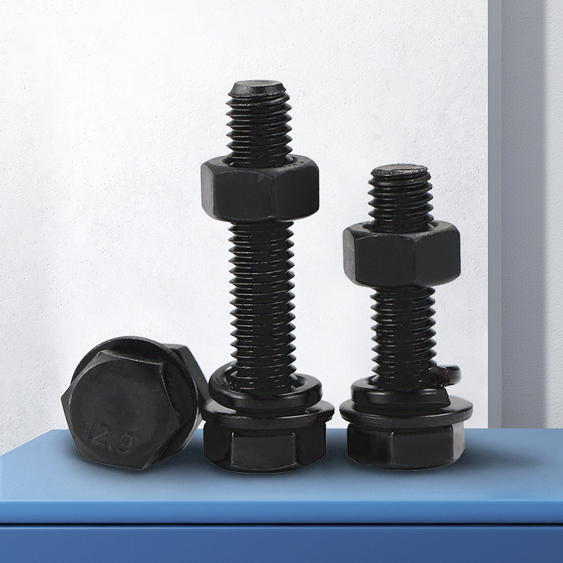 六角螺丝129级全牙半牙螺栓螺母大全m4m5m6m10m12m24螺栓