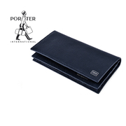 PORTER flagship store REGAL lychee grain cowhide long section folded wallet wallet with multiple card slots 006