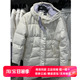 361正品羽绒服女2024冬季新款连帽常规加厚长款休闲过膝外套女子
