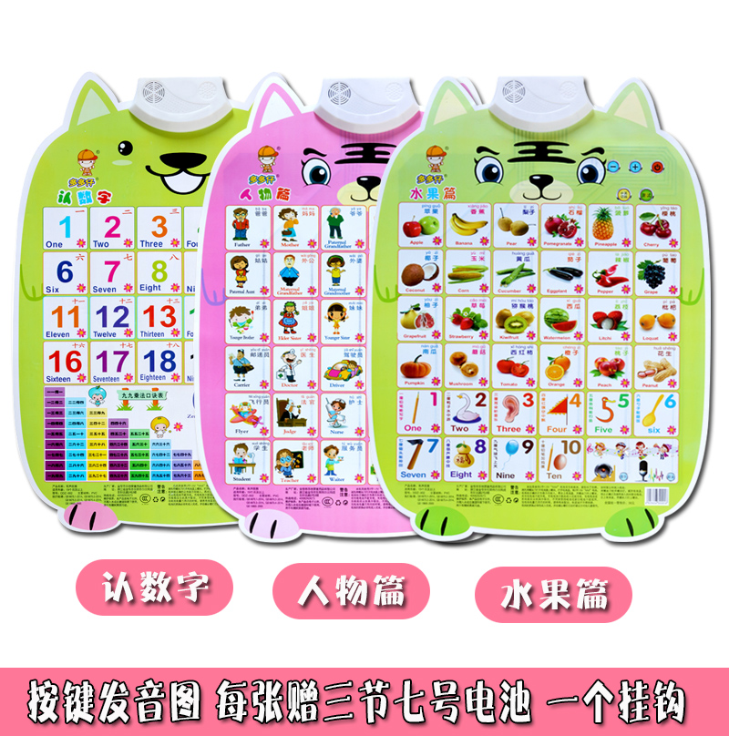 图片玩具撕不烂声音宝宝识字挂图有声带音乐 立体立体设计幼儿童|msdalam kategori Toy/bayi/teka-teki/blok bangunan/model, Pembelajaran awal/mainan pintar, Mainan, carta dinding/Kad pembelajaran - dari Buy2taobao.com untuk memberikan perkhidmatan ejen Taobao profesional membeli