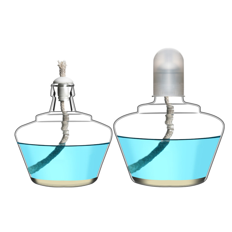 包邮加厚防爆玻璃酒精灯150 250化学实验器材加热套装含灯芯灯帽