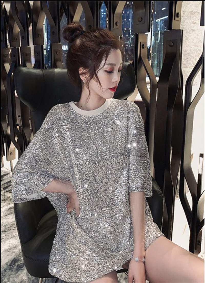 亮片t恤女长款优惠券-搜券网