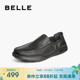 百丽男士一脚蹬休闲商务皮鞋2025夏季新款羊皮软底乐福鞋8SF01BM5