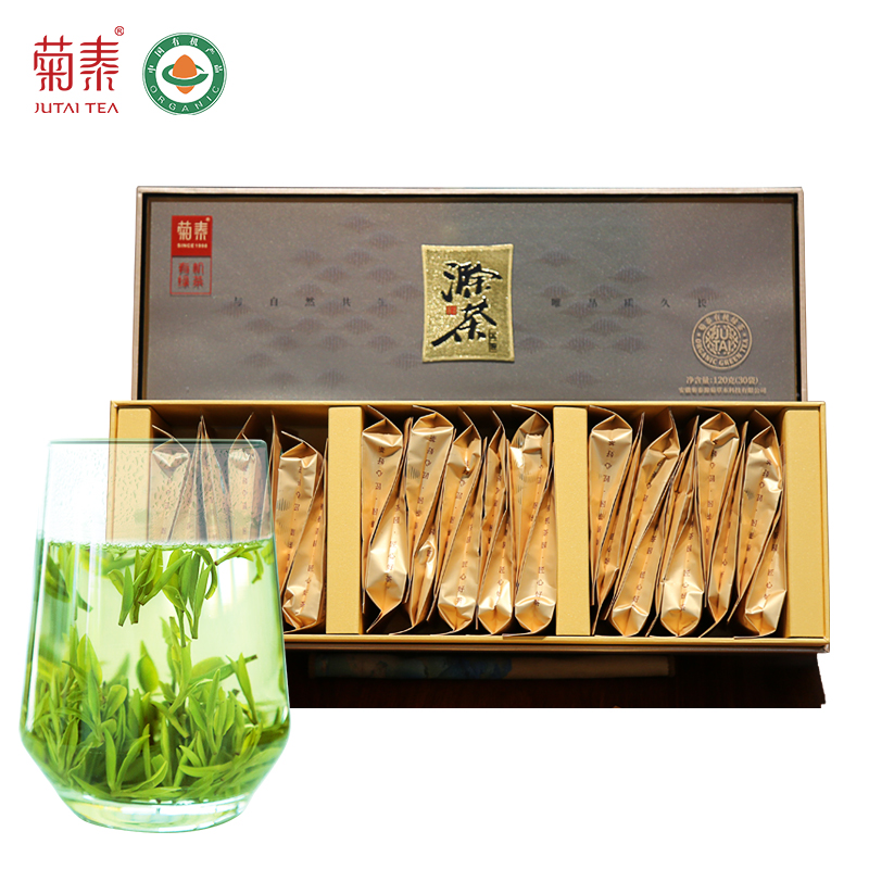 菊泰【2024新茶】滁州特产茗茶菊泰春雪绿茶120g云顶礼盒