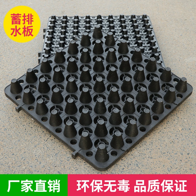 蓄排水板屋顶绿化排水板楼顶花园凹凸型塑料阻根防水排水板滤水板