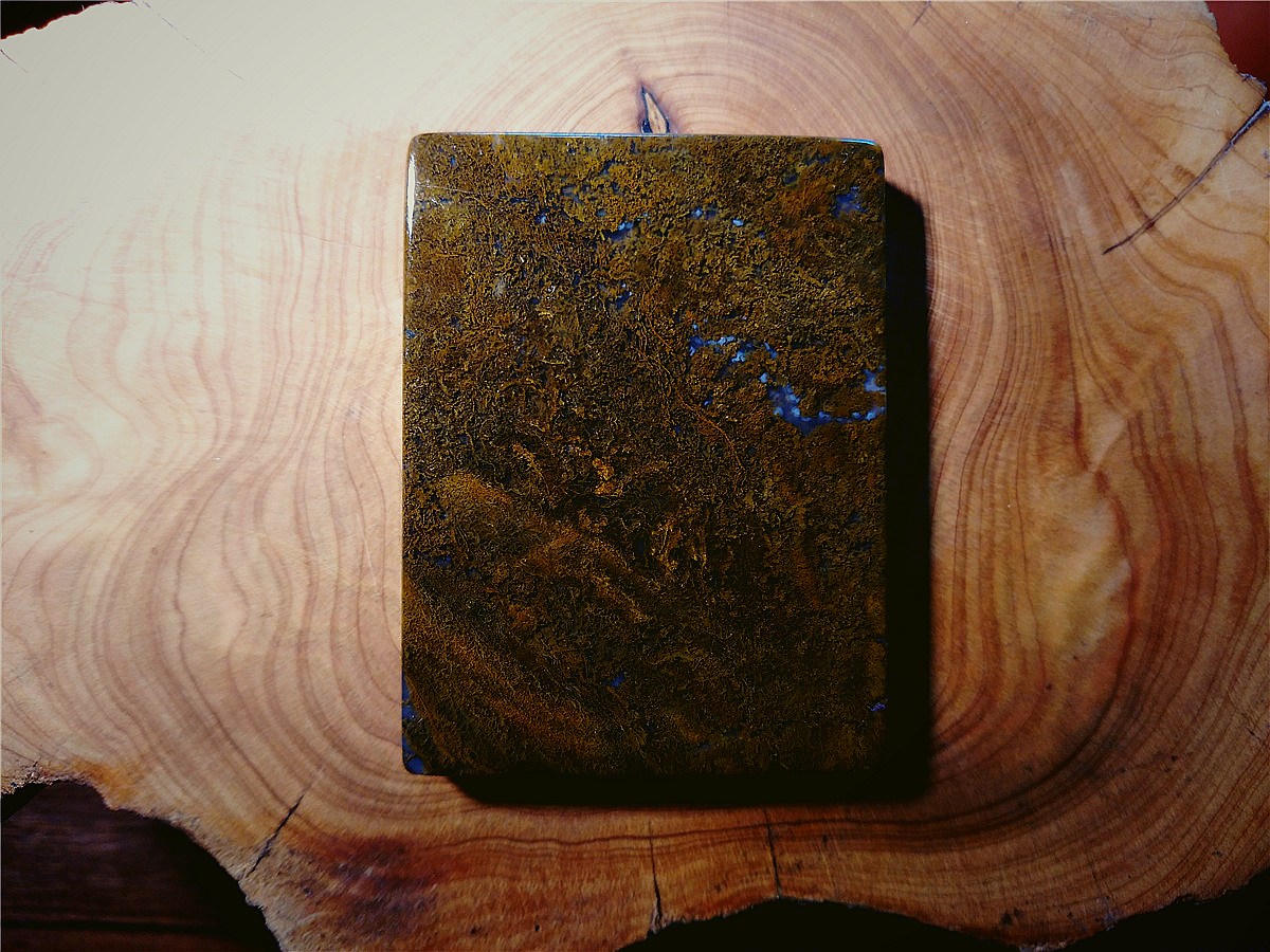 广西南流江苔藓玛瑙吊坠 01