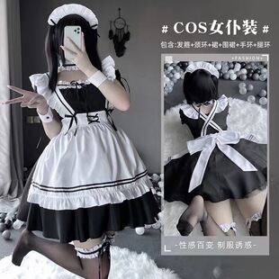 女仆装cos性感纯欲大码cosplay日系可爱学生女装大佬连衣裙萝莉塔