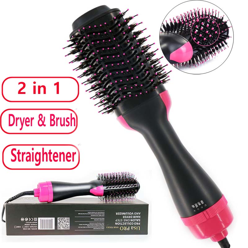Hair Dryer Brush 2 In 1 Hair Straightener roller styler comb|ruв категории личный уход/Здравоохранение/массажное оборудование, парикмахерских инструментов, фен - от Buy2taobao.com для оказания профессиональной услуги покупки агента Taobao