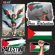 巴勒斯坦车贴国旗反战解放支持支援自由电动汽车电动摩托磁吸贴纸