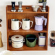 咖啡器具收纳柜家用收纳置物架压粉布粉器吧台工具咖啡杯收纳架子