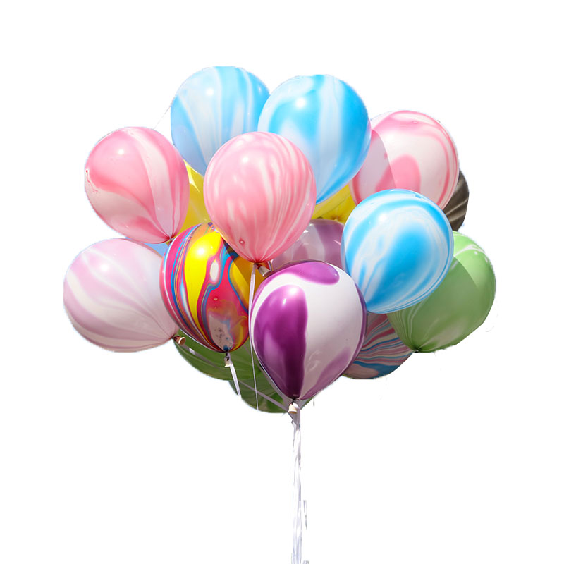 云彩气球100个装 结婚婚庆装饰用品生日派对活动布置用品彩云汽球